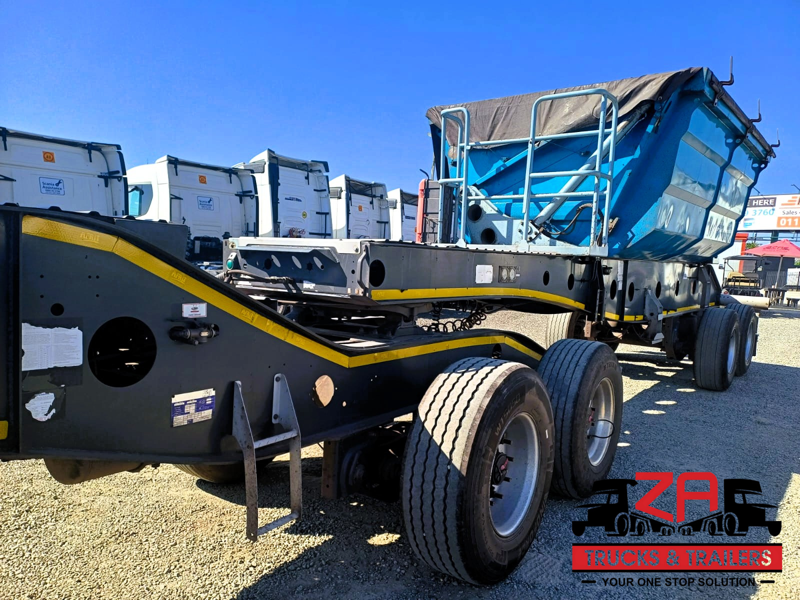 2021 AFRIT 18 CUBE SIDE TIPPER TRAILER #53385